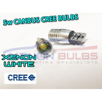 5W 501 T10 CREE SMD LED BULBS CANBUS ERROR FREE